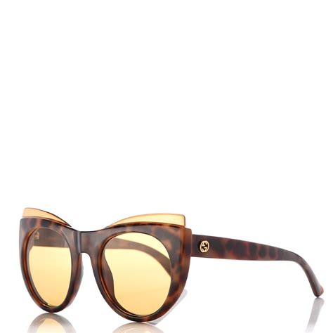 gucci cat eye sunglasses gg 3781 s tortoise|Cat.